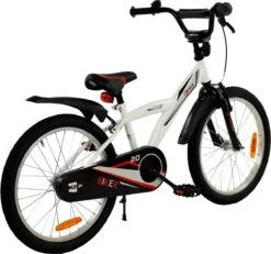 2Cycle Biker Kinderfiets - 20 Inch - Wit - Jongensfiets -Fietsuitrustings Winkel 1200x1123