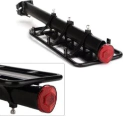 Merkloos Bagagedrager Fiets - Bagagerek Met Zadelpenbevestiging - Aluminium - Zwart - Geschikt Voor Mountainbike & Racefiets -Fietsuitrustings Winkel 1200x1126 2