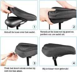 VoordeelShop Fiets Zadelhoes Met Extra Zachte Gel En Gleuf Universeel - Gel Zadelhoes Voor Racefiets/mountainbike En Normale Fietsen - Comfortabel Fietsen - Fiets Accessoires -Fietsuitrustings Winkel 1200x1127 3
