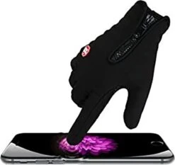 Fietshandschoenen Winter - Handschoenen - Sport Handschoenen Met Rits - Touchscreen Telefoon - Anti Slip Gloves - Heren / Dames - Maat XXL - Zwart - Cadeautje -Fietsuitrustings Winkel 1200x1130 2