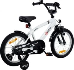 2Cycle BMX-Fun Kinderfiets - 16 Inch - Wit - Jongensfiets -Fietsuitrustings Winkel 1200x1135