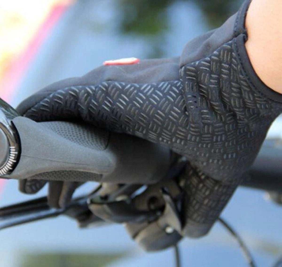 Merkloos Sitna Neopreen Fietshandschoenen Unisex - Zwart - Maat XL 7 Merkloos Sitna Neopreen Fietshandschoenen Unisex - Zwart - Maat XL - Afbeelding 7