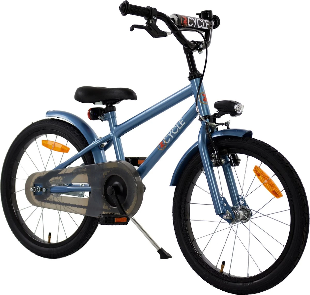 2Cycle Racer Kinderfiets - 18 Inch - Blauw - Jongensfiets 1 2Cycle Racer Kinderfiets - 18 Inch - Blauw - Jongensfiets