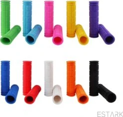 Merkloos ESTARK® - Fietshandvatten - Handvatten - Universeel - Fiets – Mountainbike – Professioneel - Grips - Extra Grip – Fietshandvaten -Handvaten - Handig Te Monteren - Anti-slip – Fietsen – Stuur – Bikegrips – Stevig - Rubber Roze - (R-roze) -Fietsuitrustings Winkel 1200x1144 4