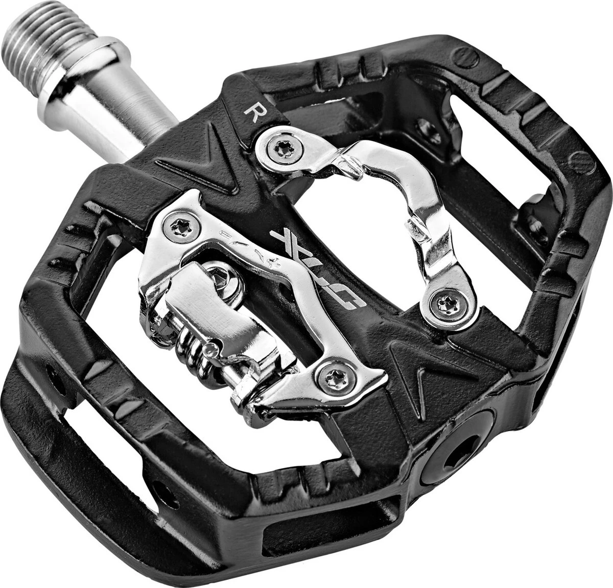 XLC PEDAAL ATB SPD COMBI ENKEL ALM ZW STEL PDS14 2 XLC PEDAAL ATB SPD COMBI ENKEL ALM ZW STEL PDS14 - Afbeelding 2