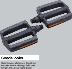 BBB Cycling SteadyRider Fietspedalen - Rubber Antislip - Stadsfiets & E-bike - Met Reflector - Zwart - BPD-44 7 BBB Cycling SteadyRider Fietspedalen - Rubber Antislip - Stadsfiets & E-bike - Met Reflector - Zwart - BPD-44 -Fietsuitrustings Winkel 1200x1152 11