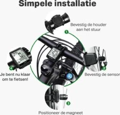 Vivid Green Draadloze Fietscomputer Snelheidsmeter - Mountainbike - Kilometerteller - Fiets Accessoires - Racefiets - Draadloos 11 Vivid Green Draadloze Fietscomputer Snelheidsmeter - Mountainbike - Kilometerteller - Fiets Accessoires - Racefiets - Draadloos -Fietsuitrustings Winkel 1200x1156 5