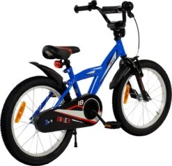 2Cycle Biker Kinderfiets - 18 Inch - Blauw - Jongensfiets -Fietsuitrustings Winkel 1200x1159