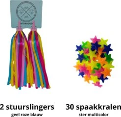 Entergoods® Fietsversiering Kinderfiets- Stuurslingers En Spaakkralen - Combi/Set - Fietsversiering Kinderen - Vrolijke Streamers Stuur + Spaakkralen Ster 8 Entergoods® Fietsversiering Kinderfiets- Stuurslingers En Spaakkralen - Combi/Set - Fietsversiering Kinderen - Vrolijke Streamers Stuur + Spaakkralen Ster -Fietsuitrustings Winkel 1200x1161 15