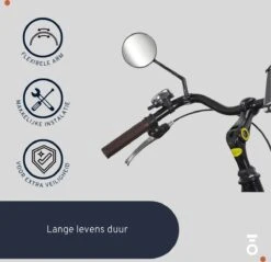 Fietsspiegel - Fietsspiegel EBike - Achteruitkijkspiegel - Flexibel - Flexibele Arm - Universele Verstelbare Fietsspiegel-Fiets Spiegel - Fietsspiegel Op Stuur - Electrische Fiets - -Fietsuitrustings Winkel 1200x1161 8