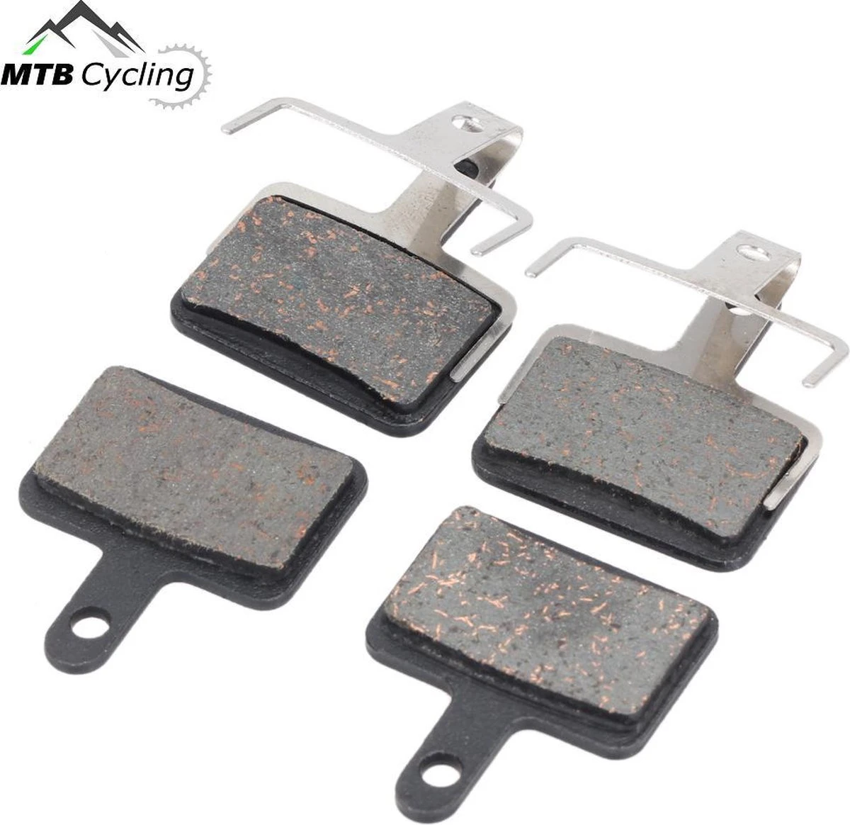 B01S Standaard Remblokken Set 4 Stuks Voor + Achter Voor O.a. Shimano Altus/Alivio/Deore /Tektro / BBS-52 - Inclusief Schijfremblokveer - Zwart 1 B01S Standaard Remblokken Set 4 Stuks Voor + Achter Voor O.a. Shimano Altus/Alivio/Deore /Tektro / BBS-52 - Inclusief Schijfremblokveer - Zwart