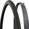 Dresco - Binnen- En Buitenband Fiets - Reflecterend - 28x1 5/8x1 3/8 - Dunlop Ventiel - 40mm