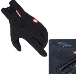 Merkloos Winter Fietshandschoenen Met Extra Grip - Maat M - Zwart -Fietsuitrustings Winkel 1200x1169