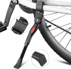 WiseGoods Mountainbike Standaard Universeel - MTB Kickstand - Fietsstandaard - Zijstandaard Fiets - Rubber Voet - 34 Cm - Zwart -Fietsuitrustings Winkel 1200x1169 3