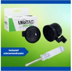 Fietsbel Voor Apple AirTag - AirTag Houder - AirTag Fiets - AirTag Hoesje - Incl. Schroevendraaier Voor Montage - Waterdicht -Fietsuitrustings Winkel 1200x1169 4