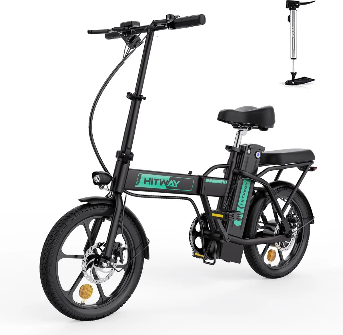 Hitway BK5 - Elektrische Fiets - E-Bike Opvouwbaar - 8,4Ah Accu- 2023 Model 3 Hitway BK5 - Elektrische Fiets - E-Bike Opvouwbaar - 8,4Ah Accu- 2023 Model - Afbeelding 3