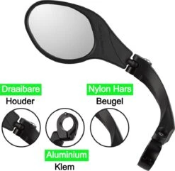 Merkloos Life-X Fietsspiegel – Ebike – 360° Verstelbaar – Links -Fietsuitrustings Winkel 1200x1170 5