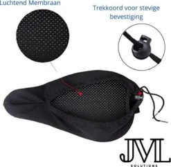 JML Sport Fiets Zadeldek 3D - Gel Gleuf - Fietszadeldek - Zadelhoes - Siliconen - Pad - Fietsen - Zitkussen - Fietszadelhoes - Zadel - Dek - Hoes - Nieuwste Technologie -Fietsuitrustings Winkel 1200x1170 7
