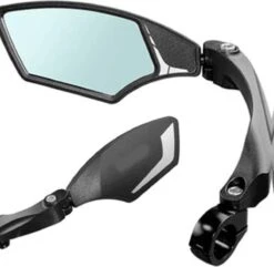 Fietsspiegel - Spiegel Mirage Links - Dimmend Glas - Multi-verstelbaar - Voor Speed-pedelec -Fietsuitrustings Winkel 1200x1173 2