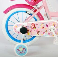 Volare Disney Princess Kinderfiets - Meisjes - 14 Inch - Roze - Twee Handremmen -Fietsuitrustings Winkel 1200x1179 3