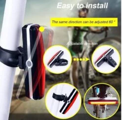 Merkloos LED Fiets Achterlicht USB Oplaadbare - Marktleider 110 Lumen Helderheid - IP65 Waterbestendig - Supersnel Installatie - Horizontaal Of Verticaal - Voor Zadel, Zadelpen Of Helm -Fietsuitrustings Winkel 1200x1180 2