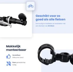 Merkloos Fietsspiegel - Set Van 2 - EBike Fiets Spiegel - Verstelbaar - Achteruitkijkspiegel Fiets - Links En Rechts - Extra Voordelig -Fietsuitrustings Winkel 1200x1180 4