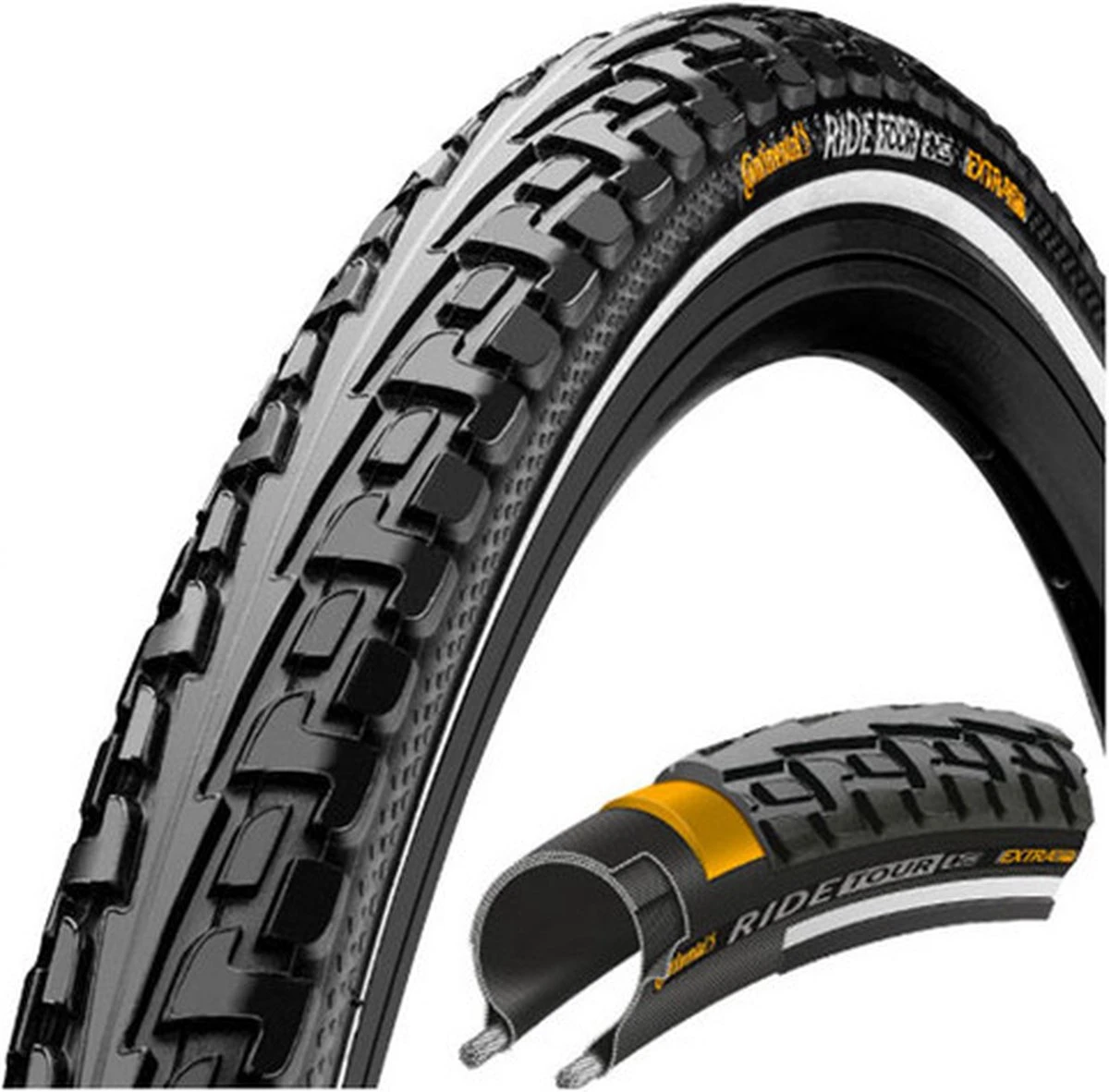 Continental Buitenband Ride Tour 28 X 1 3/8 X 1 5/8 (37-622) Draad 3 Continental Buitenband Ride Tour 28 X 1 3/8 X 1 5/8 (37-622) Draad - Afbeelding 3