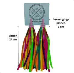 Entergoods® Stuurslingers - Fiets Versiering Kinderen - Stuurversiering Slingers - Handvat Streamers Voor Meisjes - Streamers Voor Jongens - Groen Oranje Paarse Franjes - 2 Stuks - 24 CM - Stuurslingers Voor Kinderfiets -Fietsuitrustings Winkel 1200x1184 18