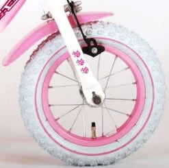 Volare Rose Kinderfiets - Meisjes - 12 Inch - Roze - 2 Handremmen -Fietsuitrustings Winkel 1200x1191