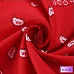 Finnacle - Hip Hop Bandana 100% Katoen Bandana Rood Vierkante Sjaal 50cm * 50cm Hoofdband Boerenzakdoek Voor Vrouwen/Mannen/Jongens/Meisjes -Fietsuitrustings Winkel 1200x1191 6