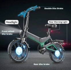 HITWAY Elektrische Fiets - Opvouwbare E-bike - 16 Inch-250W-2023 Model 13 HITWAY Elektrische Fiets - Opvouwbare E-bike - 16 Inch-250W-2023 Model -Fietsuitrustings Winkel 1200x1192 5