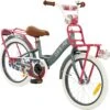 2Cycle Desire Kinderfiets - 18 Inch - Voordrager - Grijs - Meisjesfiets
