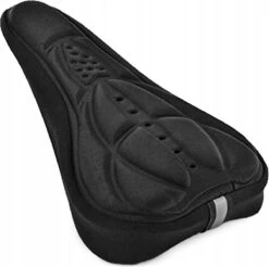 Universele 3D Comfort Gel Zadelhoes - Fietszadel Gelzadel Hoes - Fietszadelhoes - Zadeldekje - Zadel Dekje Hoes - Zadelkussen Fietszadeldekje Overtrek - Voor Fiets/E-Bike/Mountainbike/MTB - One-Size - Zwart -Fietsuitrustings Winkel 1200x1194 5