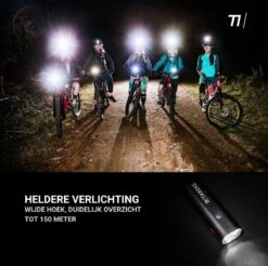 TIKKENS LED Fietsverlichting Set - Fietslamp USB Oplaadbaar - Fietslampjes Voorlicht & Achterlicht - Waterdicht – Zwart -Fietsuitrustings Winkel 1200x1196 4