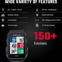 Sigma Sport ROX 11.1 EVO GPS Fietscomputer - HR Set - Zwart -Fietsuitrustings Winkel 1200x1199 8