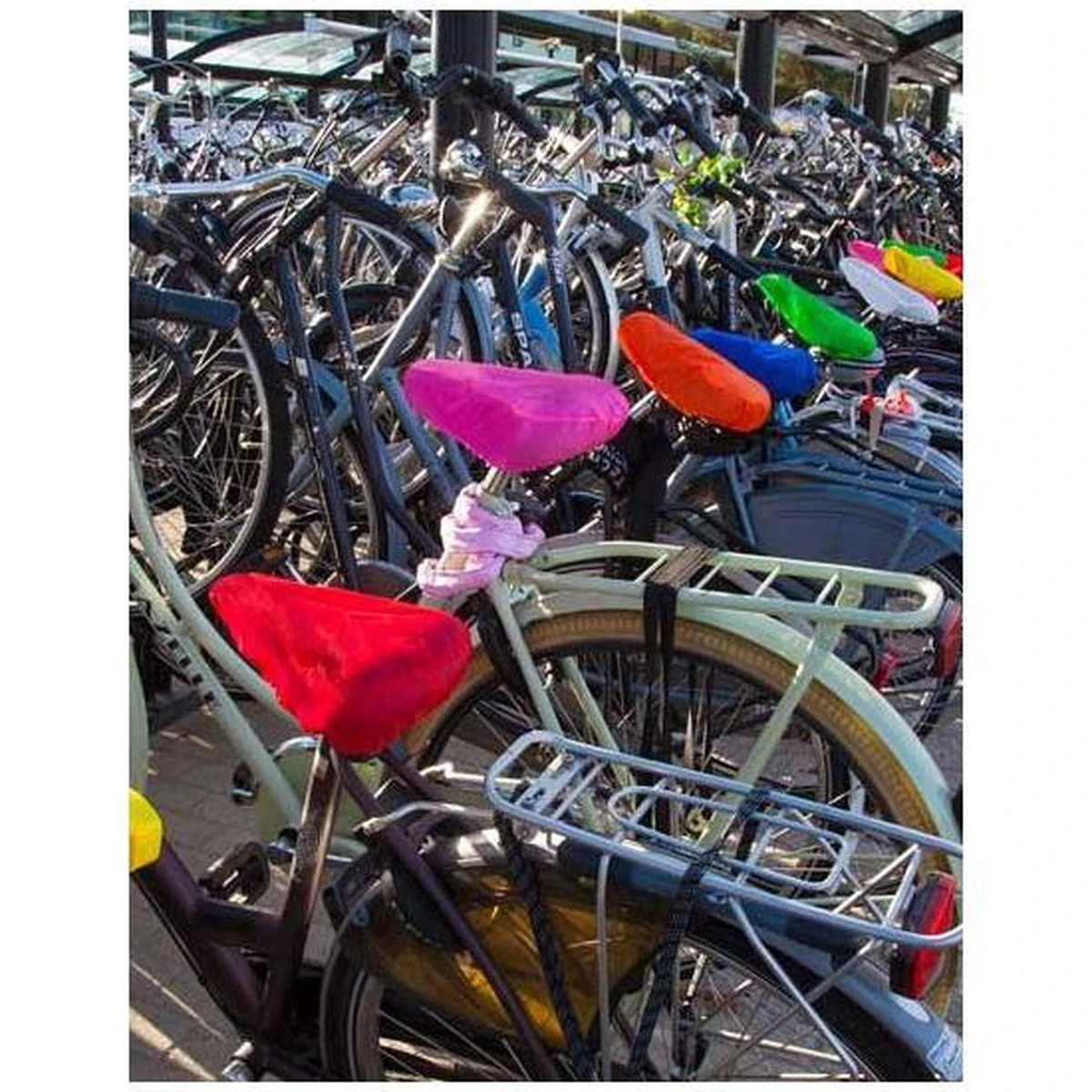 Merkloos Zwarte Zadelhoes Waterdicht - Zadelhoezen Voor De Fiets 2 Merkloos Zwarte Zadelhoes Waterdicht - Zadelhoezen Voor De Fiets - Afbeelding 2