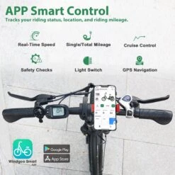 Merkloos Windgoo E20 Urban- Elektrische Fiets - E-bike - 20Inch - 12.5Ah - APP - Fat Tire - 7 Speed Shimano -Fietsuitrustings Winkel 1200x1200 108