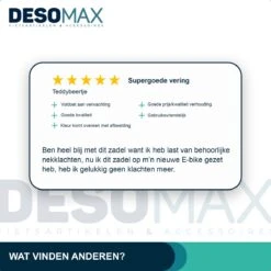 Deso All In One Fietszadel - Comfortabel Gel Zadel - Unisex - Zadelvering – Ergonomisch Design - Zwart -Fietsuitrustings Winkel 1200x1200 1106