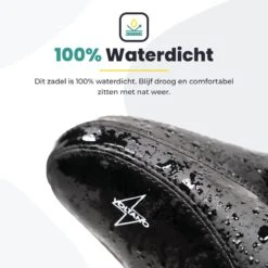 Voltano City XXXL Fietszadel Met Uitsparing – Unisex Extra Breed Fietszadel – Tegen Zadelpijn – 100% Waterdicht – Incl. Gratis Zadelstrop - Zwart -Fietsuitrustings Winkel 1200x1200 1134
