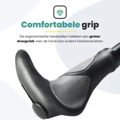 Voltano Ergonomisch Gevormde Fiets Handvatten Met Bar Ends - Handvat Eenvoudig Vastzetten Met Imbus - Incl. Bevestigingsmateriaal - Anti Plak Coating - Fietshandvatten Met Verhoogde Grip -Fietsuitrustings Winkel 1200x1200 1170