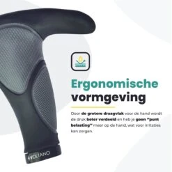 Voltano Ergonomisch Gevormde Fiets Handvatten Met Bar Ends - Handvat Eenvoudig Vastzetten Met Imbus - Incl. Bevestigingsmateriaal - Anti Plak Coating - Fietshandvatten Met Verhoogde Grip -Fietsuitrustings Winkel 1200x1200 1173