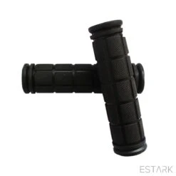 Merkloos ESTARK® - Fietshandvatten - Handvatten - Universeel - Fiets – Mountainbike – Professioneel - Grips - Extra Grip – Fietshandvaten -Handvaten - Handig Te Monteren - Anti-slip – Fietsen – Stuur – Bikegrips – Stevig - Rubber Zwart - (R-zwa) -Fietsuitrustings Winkel 1200x1200 1180