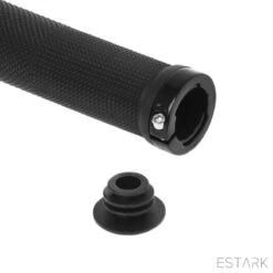 ESTARK® - Fietshandvatten - Lock-On - Handvatten - Universeel - Fiets – Mountainbike – Professioneel - Grips - Extra Grip – Fietshandvaten -Handvaten - Handig Te Monteren - Anti-slip – Fietsen – Stuur – Bikegrips – Lock-on Aanspanbaar - Zwart - LO-zw -Fietsuitrustings Winkel 1200x1200 1182