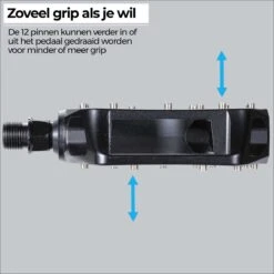 BBB Cycling MountainHigh Set Fietspedalen MTB - Platformpedalen - Antislip Mountainbike Pedalen - Mat Zwart - BPD-32 -Fietsuitrustings Winkel 1200x1200 1206