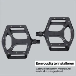 BBB Cycling MountainHigh Set Fietspedalen MTB - Platformpedalen - Antislip Mountainbike Pedalen - Mat Zwart - BPD-32 -Fietsuitrustings Winkel 1200x1200 1207