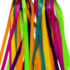 Entergoods® Stuurslingers - Fiets Versiering Kinderen - Stuurversiering Slingers - Handvat Streamers Voor Meisjes - Streamers Voor Jongens - Groen Oranje Paarse Franjes - 2 Stuks - 24 CM - Stuurslingers Voor Kinderfiets -Fietsuitrustings Winkel 1200x1200 1216