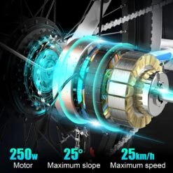 Hitway Elektrische Fiets | E-bike Damesfiets | 26 Inch | 250W Motor | Wit -Fietsuitrustings Winkel 1200x1200 122