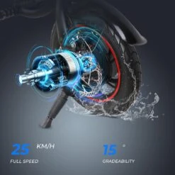 Merkloos Windgoo - B3 Pro V2 - Elektrische Long-Range E-Bike Met Trappers - E-bike - 25Km / H - Zwart 12 Merkloos Windgoo - B3 Pro V2 - Elektrische Long-Range E-Bike Met Trappers - E-bike - 25Km / H - Zwart -Fietsuitrustings Winkel 1200x1200 127