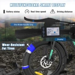 HITWAY Elektrische Fiets - E-Bike - 20 Inch- Fatbike - 250 W- Shimano 7 Versnellingen -Fietsuitrustings Winkel 1200x1200 135