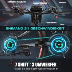 Myatu E-Bike 26-inch E-bike Voor Vrouwen En Mannen, Mountainbike Elektrische Fiets Met 36V 10.4AH Accu En Shimano 21 Versnellingen, 21 Versnellingen, Derailleur, 250 W 15 Myatu E-Bike 26-inch E-bike Voor Vrouwen En Mannen, Mountainbike Elektrische Fiets Met 36V 10.4AH Accu En Shimano 21 Versnellingen, 21 Versnellingen, Derailleur, 250 W -Fietsuitrustings Winkel 1200x1200 176